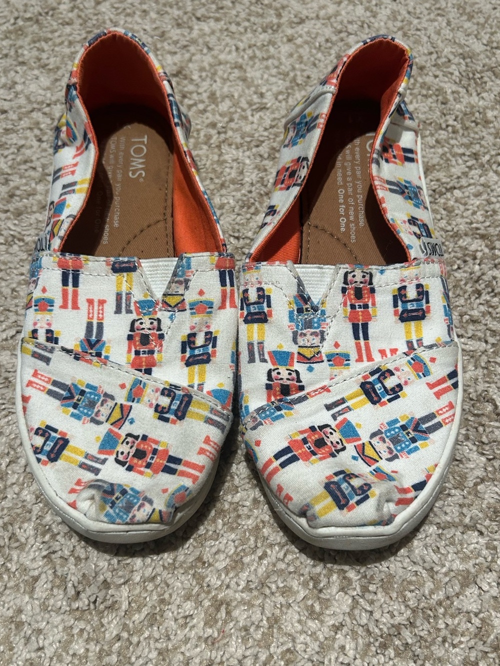 Toms Nutcracker Print Shoes